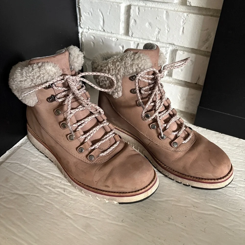 Cole Haan Tan Winter Boots